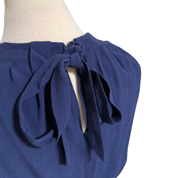 kate spade Carlie Crepe Tie-back Blouson
Dress size 4 in French Navy NWT! - Picture 8 of 14